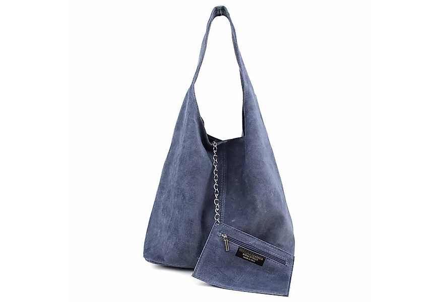 ITALYSHOP24 Schultertasche Made in Italy Damen Leder Wildleder Tasche Umhän günstig online kaufen