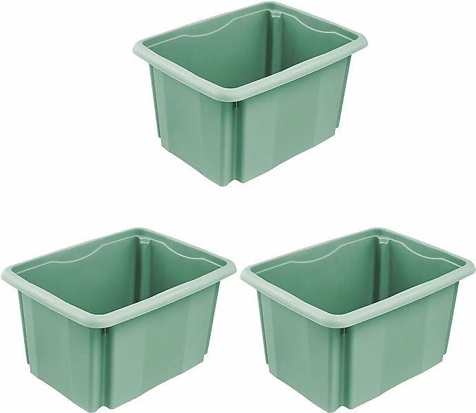 keeeper Aufbewahrungsbox "Emil, 3er Set, 15 L, 38 x 28,5 x 20,5 cm" ineinan günstig online kaufen