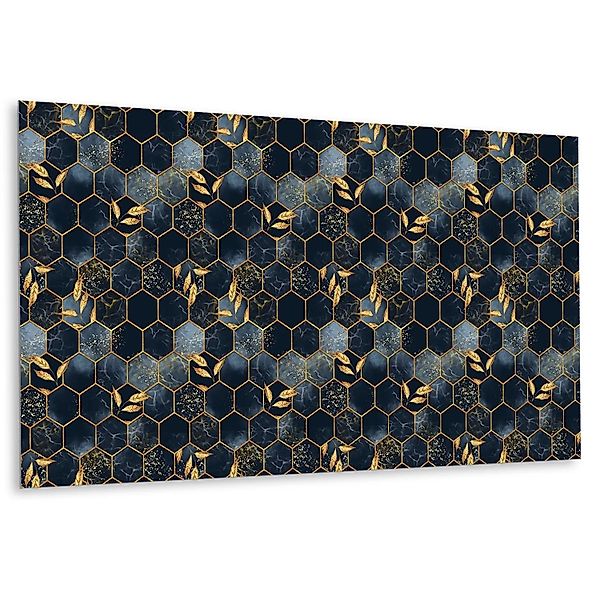 Tulup Wandpaneel Bleche und Sechsecke Wandverkleidung Innen 100x50 cm Wandv günstig online kaufen