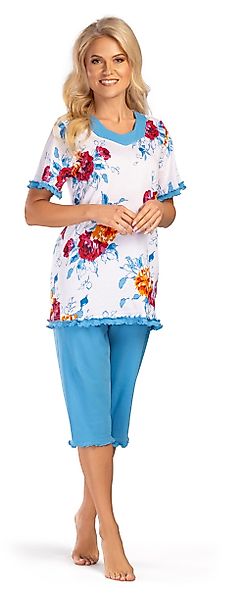 Consult-Tex Capri-Pyjama Damen Capri Bermuda Pyjama günstig online kaufen
