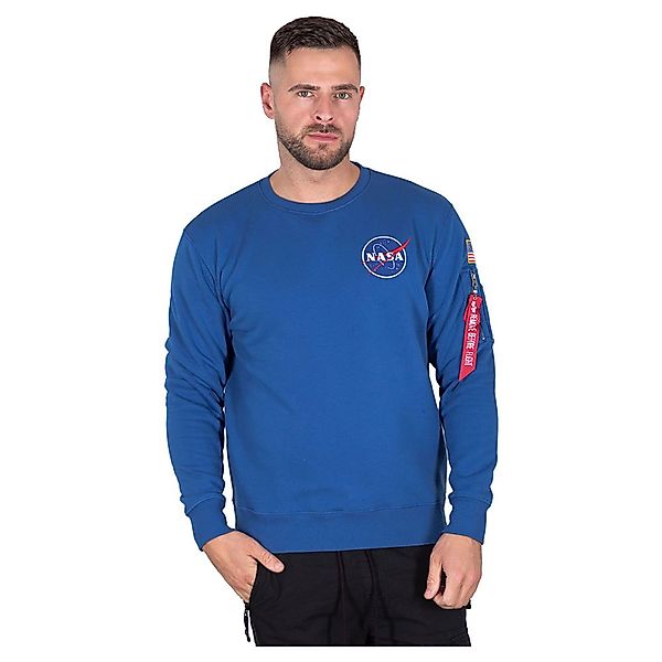 Alpha Industries Space Shuttle Sweatshirt XL Nasa Blue günstig online kaufen