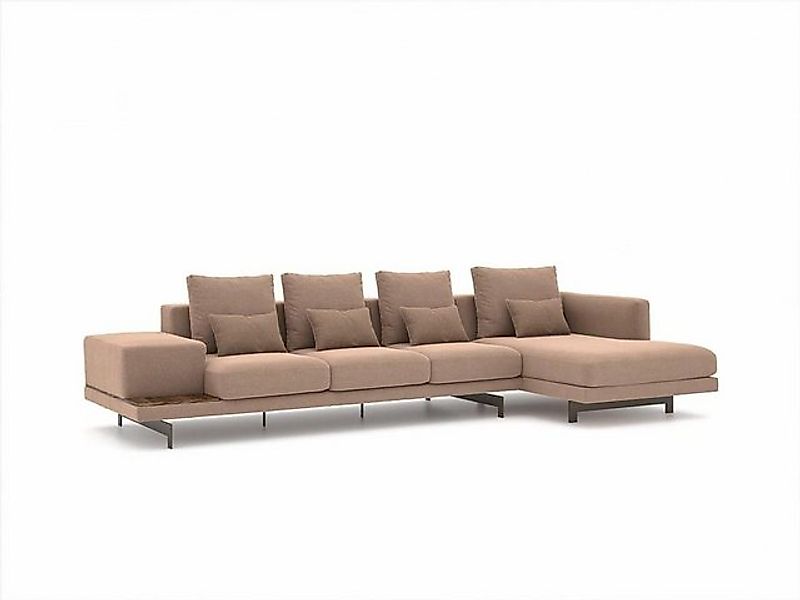 JVmoebel Ecksofa Luxus Beige Ecksofa L-Form Wohnzimmer Designer Einrichtung günstig online kaufen