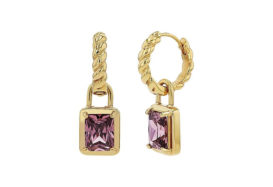 JOOP! Paar Creolen Joop! Creolen Anhänger 2040534 Edelstahl Gold plattiert günstig online kaufen