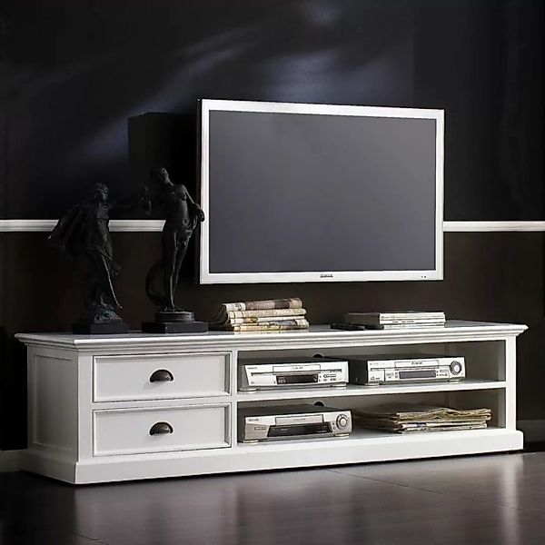 Mahagoni TV-Tisch JOSEPHINE Antikwei? 180 x 45cm günstig online kaufen