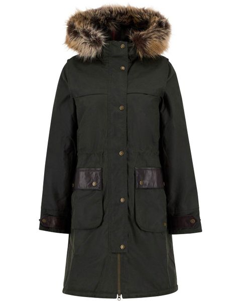 Barbour Parka Wachsmantel Durham City günstig online kaufen
