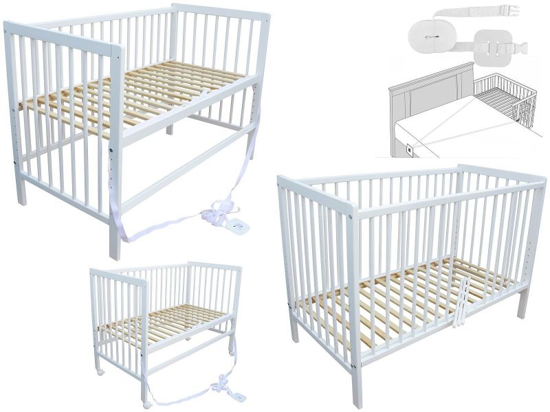 Micoland Beistellbett Kinderbett Beistellbett Babybett 120x60cm günstig online kaufen