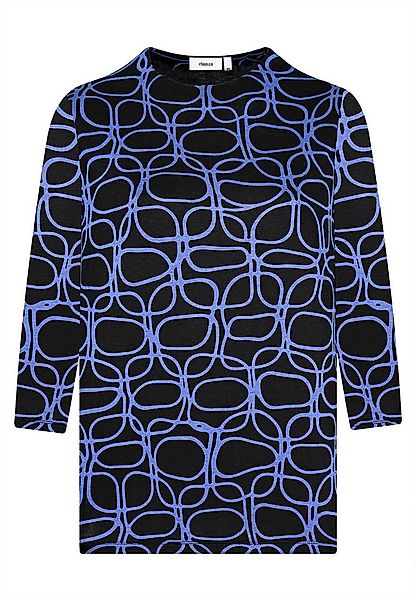 elanza T-Shirt Shirt mit Grafik-Print in Blau/Schwarz (1-tlg) günstig online kaufen