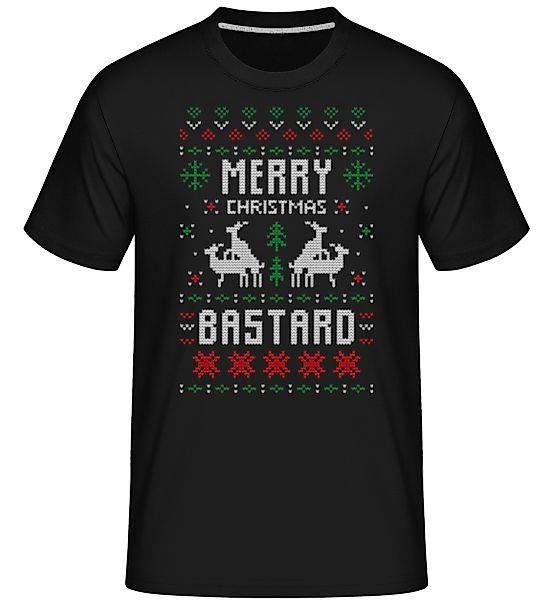 Merry Christmas Bstrd · Shirtinator Männer T-Shirt günstig online kaufen