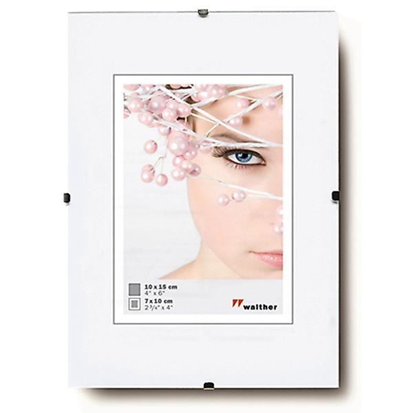 walther design Rahmenlose Bildhalter 20x25 cm Klarglas RB025K günstig online kaufen