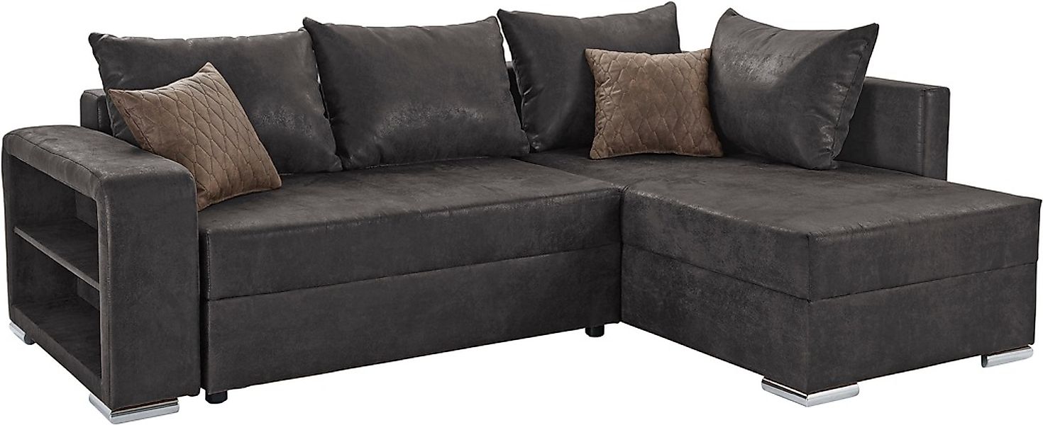 COLLECTION AB Ecksofa »John L-Form«, inklusive Bettfunktion und Bettkasten günstig online kaufen