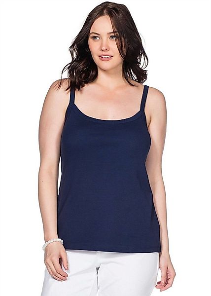 Sheego Shirttop Spaghettitop Ärmellos günstig online kaufen