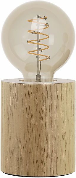 EGLO Tischleuchte »TURIALDO Tischlampe - Holz - E27 - 1X28W - IP20« E27 1 S günstig online kaufen