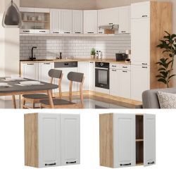 Vicco Hängeschrank R-Line, Weiß Landhaus/Goldkraft Eiche, günstig online kaufen