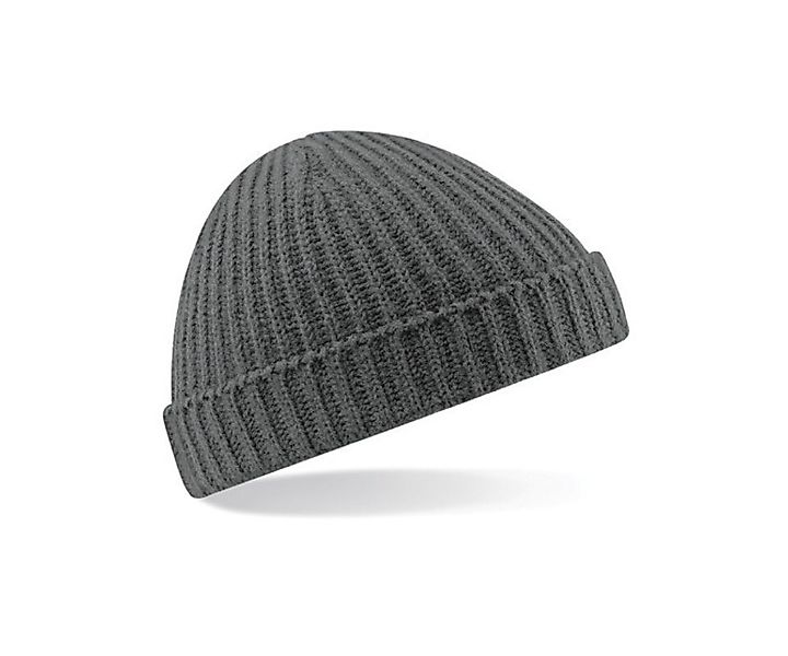 Beechfield® Strickmütze Fischermütze Herren Trawler Beanie Kurze Seemannsmü günstig online kaufen