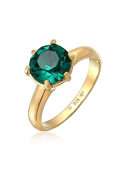 Elli Fingerring Solitär Kristalle Verlobung 925 günstig online kaufen