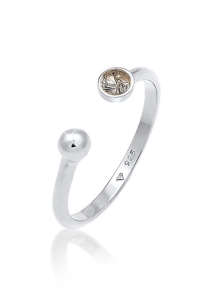 Elli Fingerring Offen Verstellbar Turmalin Quarz günstig online kaufen