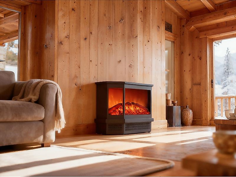 Elektrokamin - 55,8 x 22,5 x 51,6 cm - Schwarz - ETNA günstig online kaufen