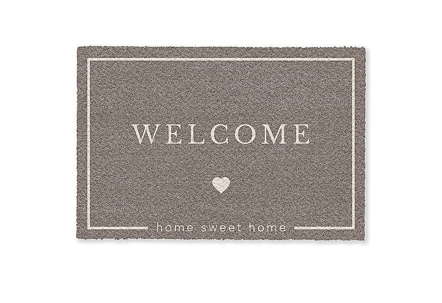 MuchoWow Fußmatte Willkommen - Braun, Rechteckig, innen Schmutzfangmatte, T günstig online kaufen