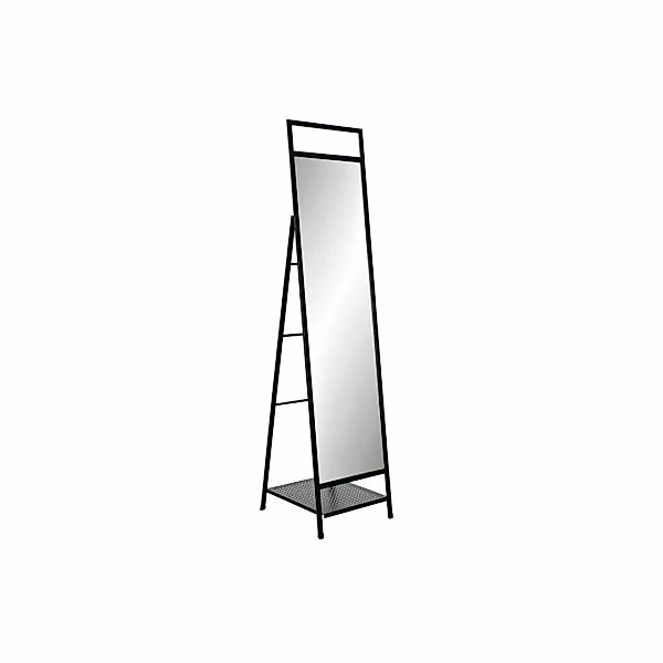 Standspiegel Dkd Home Decor 39 X 40 X 160 Cm Spiegel Schwarz Metall Loft günstig online kaufen