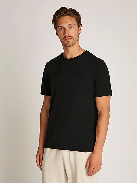 Tommy Hilfiger T-Shirt "ESSENTIAL REG FIT SOLID TEE mit Stickerei und Rundh günstig online kaufen