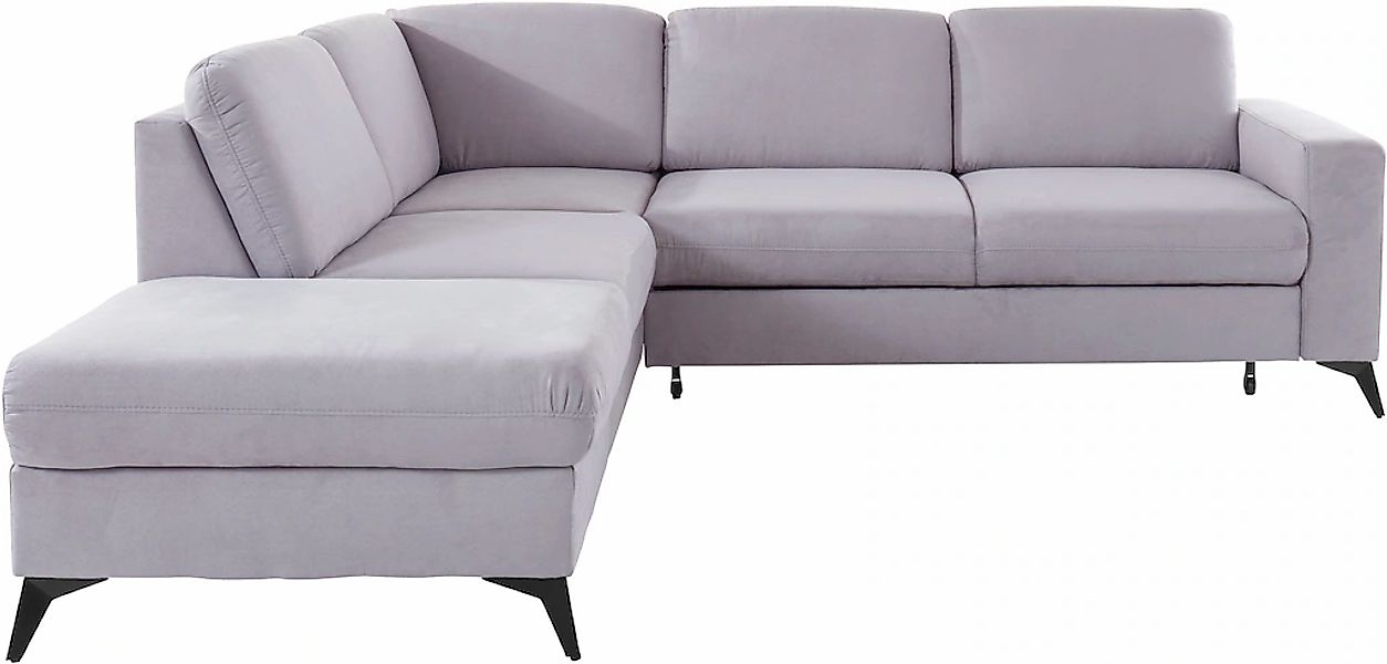 PLACES OF STYLE Ecksofa "Lolland L-Form" Wahlweise mit Bettfunktion und Sta günstig online kaufen