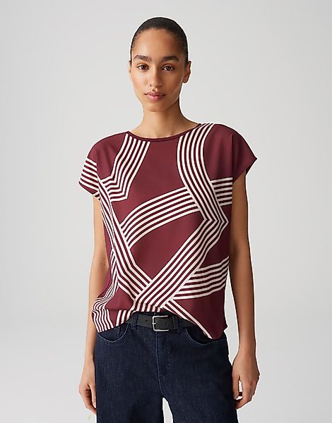 OPUS Print-Shirt SABETHI PRINT im Materialmix günstig online kaufen