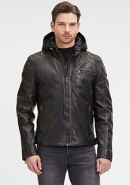 Gipsy by Mauritius Lederjacke GMArrian aus Lammleder mit abnehmbarer Kapuze günstig online kaufen
