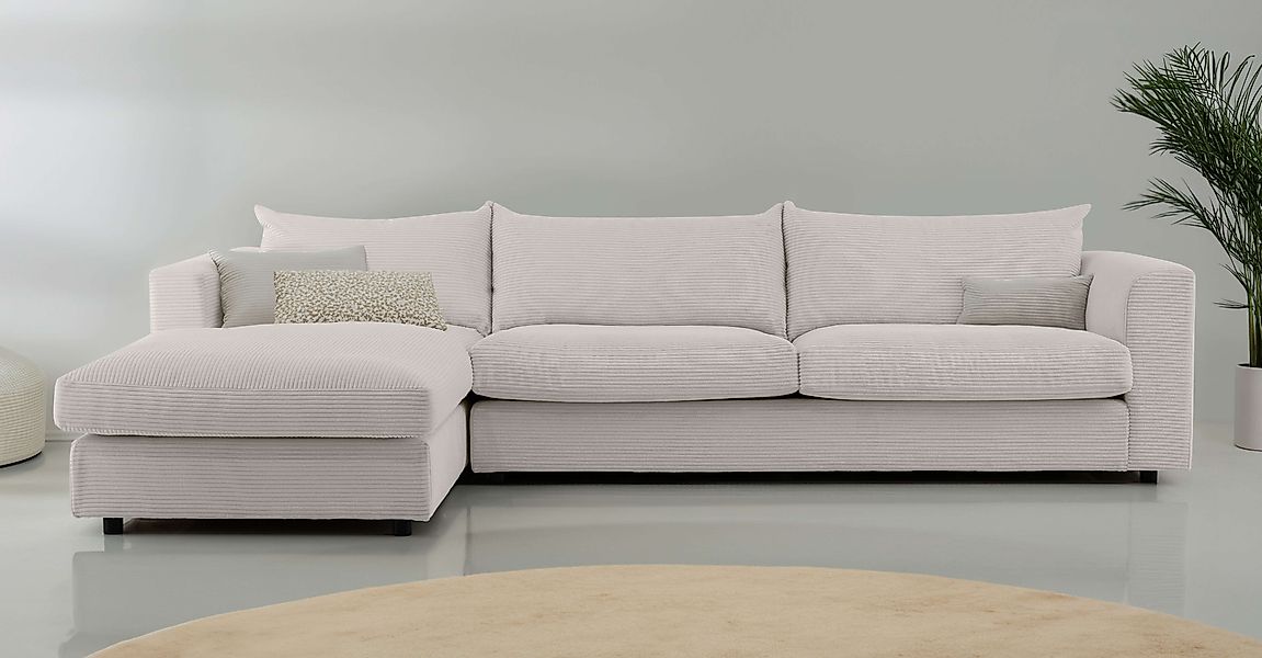 LeGer Home by Lena Gercke Ecksofa »Avelina« Breite 297 cm, in Cord- und Che günstig online kaufen