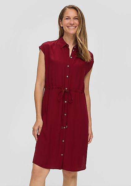 s.Oliver BLACK LABEL Minikleid Ärmelloses Hemdblusenkleid günstig online kaufen