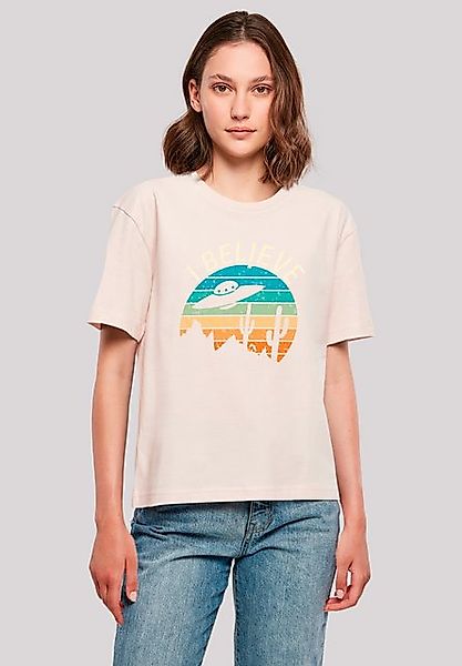 F4NT4STIC T-Shirt I Believe UFO Alien Sonnenuntergang Premium Qualität günstig online kaufen