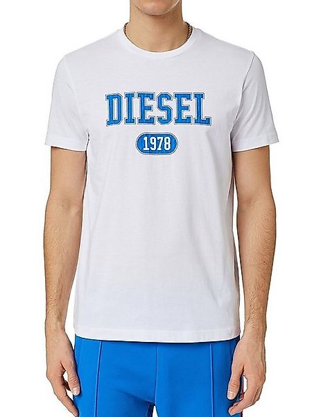 Diesel Rundhalsshirt Slim Fit Organic Logo Shirt - T-DIEGOR-K46 100 günstig online kaufen