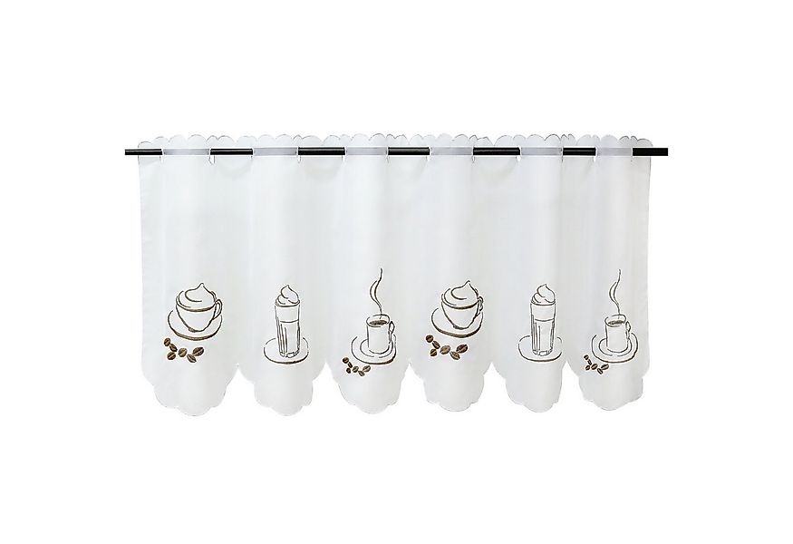 Joyswahl Scheibengardine, Stangendurchzug, transparent, Voile, transparent, günstig online kaufen