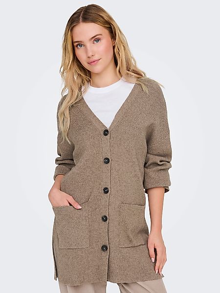 ONLY Strickjacke "ONLKATIA LS RIB V LOOSE CARDIGAN CC KNT" günstig online kaufen