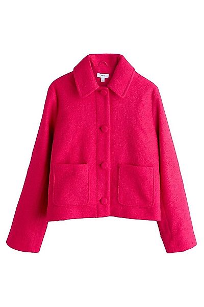 Next Kurzmantel Strickjacke mit Knöpfen und Kragen (1-tlg) günstig online kaufen