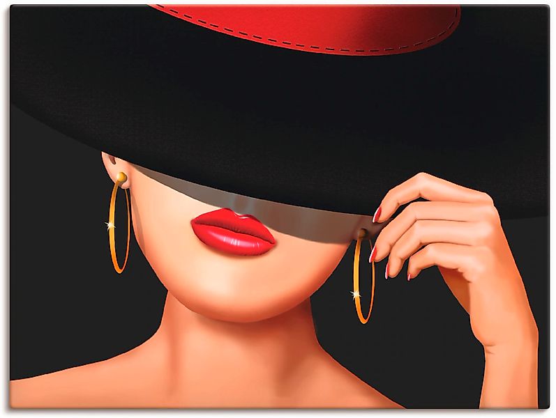 Artland Leinwandbild "Die Lady von der Rennbahn" Frau 1 Stk. tlg. als Leinw günstig online kaufen