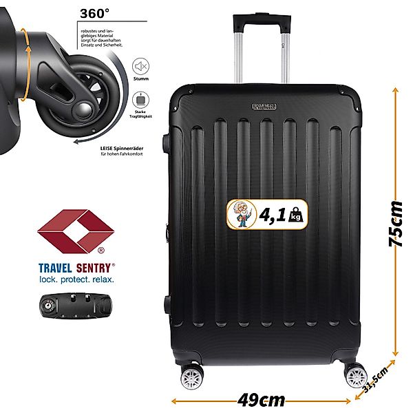 Christian Wippermann Business-Trolley XL großer Koffer günstig online kaufen