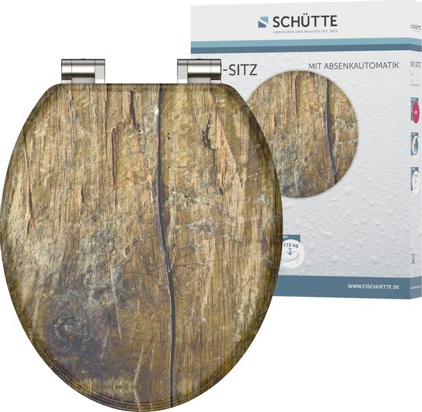 Schütte WC-Sitz Solid Wood, mit Absenkautomatik günstig online kaufen