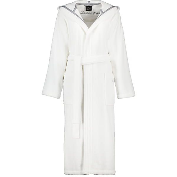 Cawö Home Bademantel Sauna Time Damen Kapuze 832 - Farbe: weiß - 67 günstig online kaufen