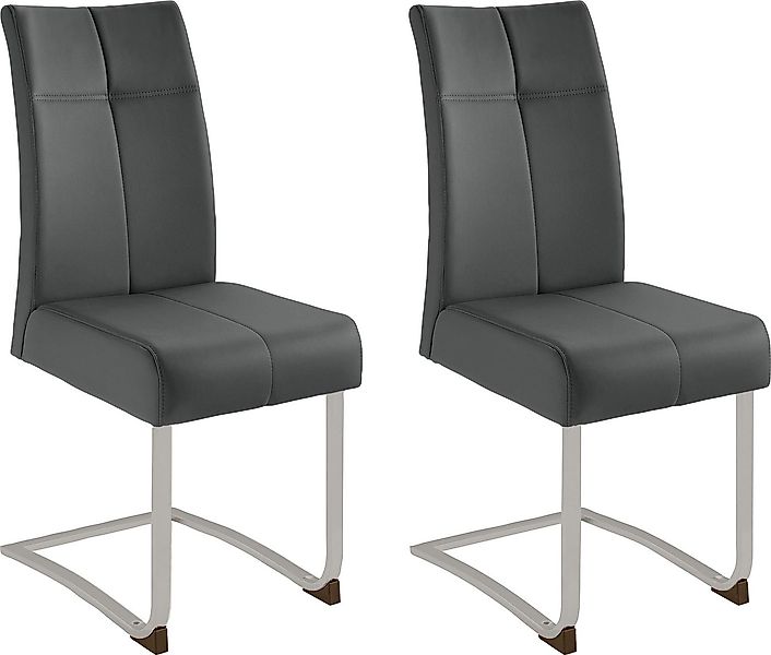 Home affaire Freischwinger Rab (Set, 2 St), Bezug in verschiedenen Qualität günstig online kaufen