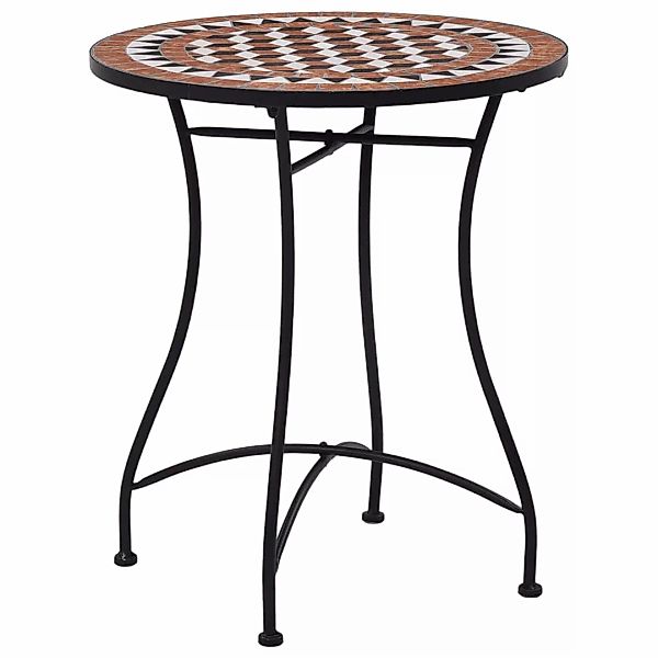 3-tlg. Bistro-set Mosaik Keramik Terrakotta günstig online kaufen