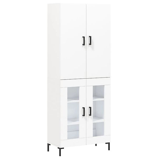 vidaXL Highboard Weiß 69,5x34x180 cm Holzwerkstoff 3195731 günstig online kaufen
