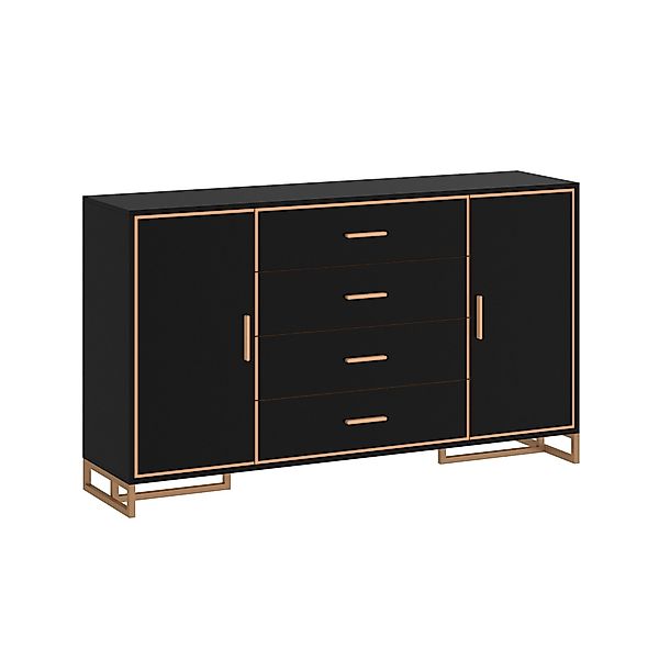 FUFU&GAGA Sideboard mit 4 Türen, POP-UP-Tür günstig online kaufen