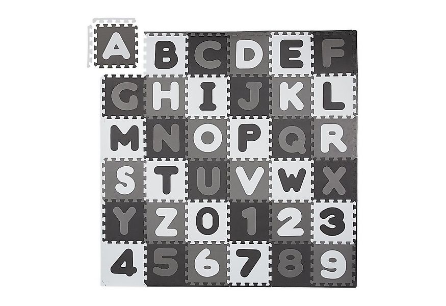relaxdays Spielmatte Puzzlematte ABC und Zahlen günstig online kaufen