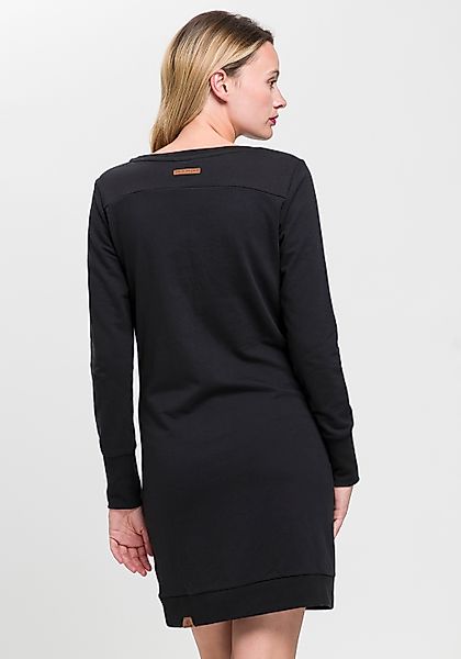 Ragwear Sweatkleid "MENITA O", mit veganer 3 Knopf-Applikation günstig online kaufen