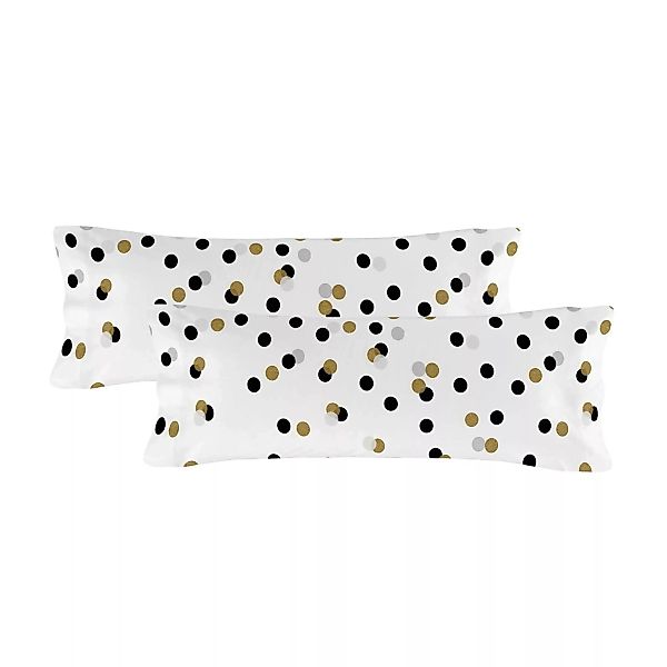 Blanc | 2er-Set Kissenbezüge Golden Dots günstig online kaufen
