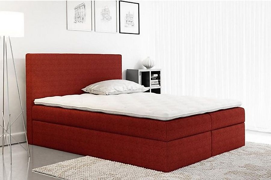JVmoebel Bett Boxspringbett Textil Doppel Hotel Schlafzimmer Betten Stoff B günstig online kaufen