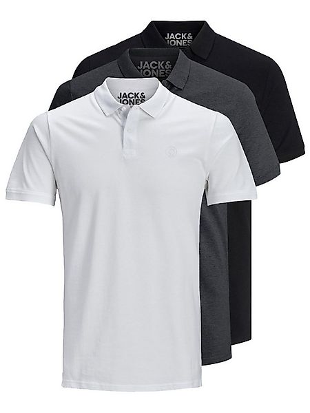 Jack & Jones Poloshirt Basic (3-tlg., 3er Pack) slimfit / figurbetont gesch günstig online kaufen