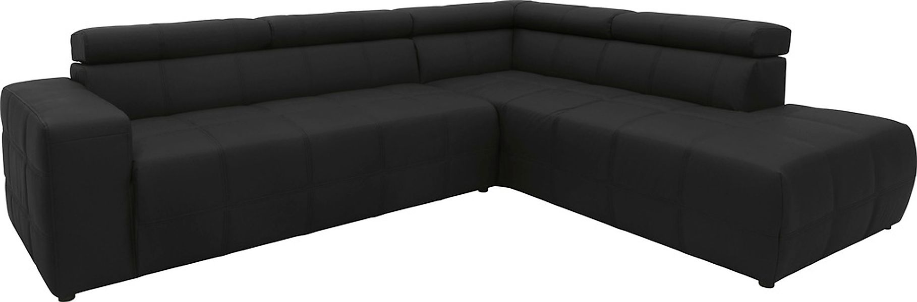 DOMO collection Ecksofa »Brandon L-Form, auch in Leder«, inklusive Kopfteil günstig online kaufen