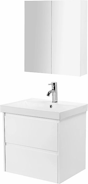 welltime Badmöbel-Set Clarence, Waschplatz mit 2 Auszügen und Softclose Bre günstig online kaufen