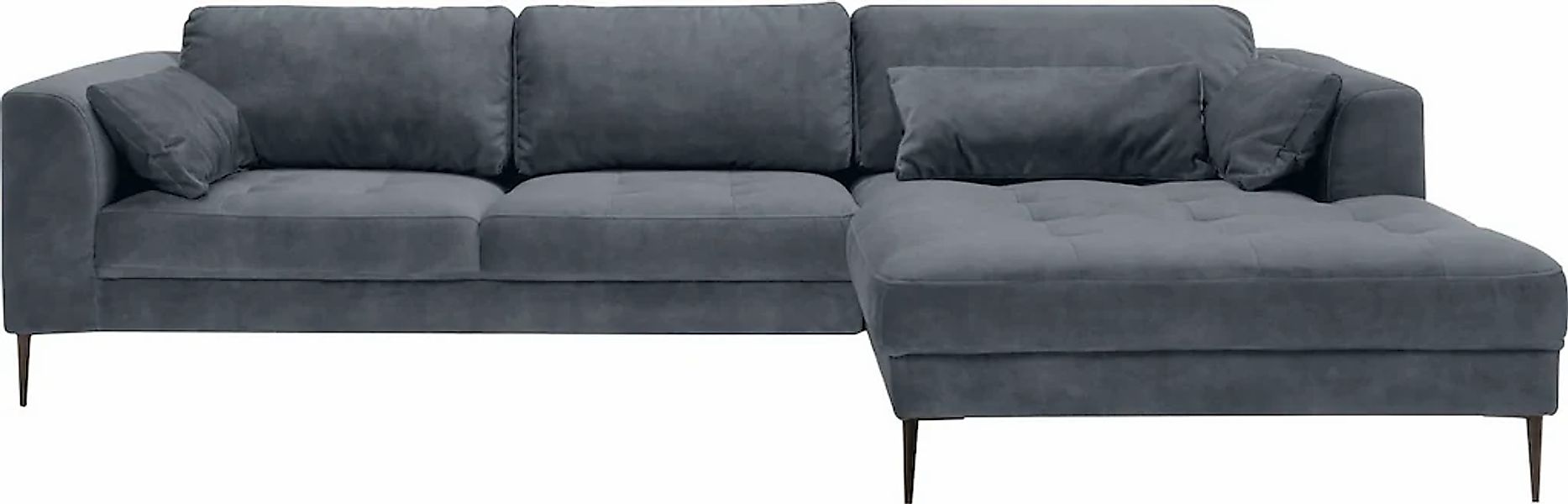TRENDMANUFAKTUR Ecksofa »Luzi, wahlweise mit Schlaffunktion & Bettkasten. L günstig online kaufen
